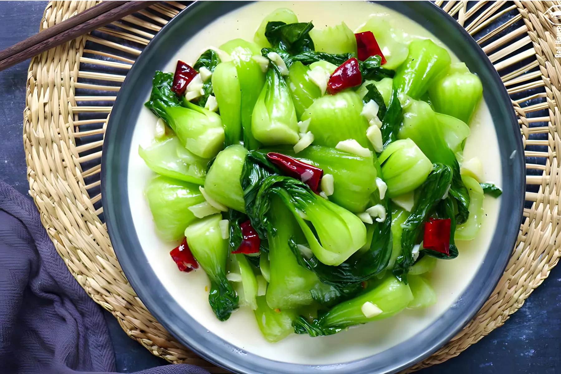 Bok choy steer fry