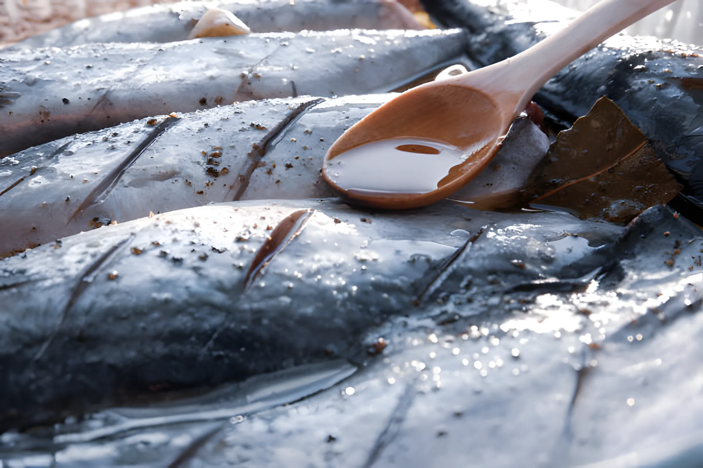 "Fish lard" salter makrel på en måde, der er hentet fra Norden (jeg ændrer fyldet og giver hver gang en ny smag).