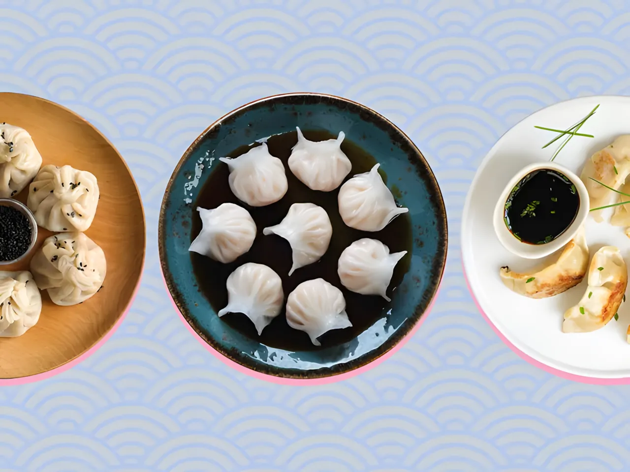 Guide til asiatiske dumplings / Kinesisk Siu Mai, koreansk Kamdi Pigodi og nepalesisk Momo