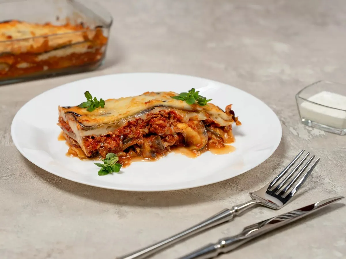 Lasagne med aubergine