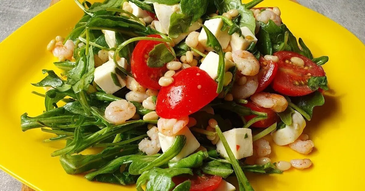 Rucola og tomatsalat