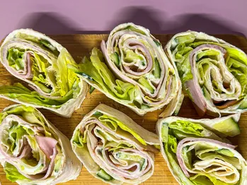 Lavash med karbonade og icebergsalat